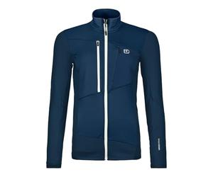 YPSILANTI FLEECE GRID JACKET W - C: deep ocean_ T: M