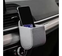 YPSQQHD Caja de Almacenamiento para Salida de Aire de Coche, para Fiat 500 Bravo Grande Punto, Caja de Almacenamiento Multifuncional para Coche para teléfonos móviles, Interiores,Grey