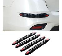 YPSQQHD para Chrysler Neon Sebring JS, Tira Protectora de Bordes de Parachoques de Coche, Pegatina embellecedora anticolisión, Accesorios de carrocería Exterior (4 Piezas),Black