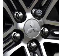 YPXHCZYJ 4 tapacubos Originales de 60 mm con Logotipo para Mitsubishi Ralliart Pajero EX Lancer Outlander Competition,C Style