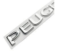 YPXHCZYJ Coche Emblemas para Peugeot Partner 2019-2023 Pegatinas Emblema Carrocería Calcomanías Car Decoración Estilo Accesorios, 3D Letras Emblema Pegatinas