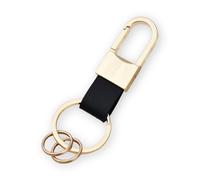 YPXHCZYJ Llavero Coche para MG EZS HS Mulan One TF ZS Llavero Aleación Llavero Cuero Coche Multifuncional Giratorio 360° Llavero Coche Reemplazo Accesorios,Gold-Black Style