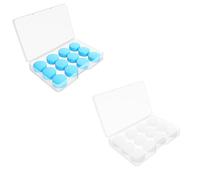 YPYMOD 12 Pares Tapones Oidos Ruido Dormir de Silicona, Para Dormir, Nadar, Estudiar, Antironquidos