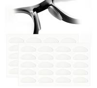 YPYMOD 20 Pares Almohadillas de Nariz, Almohadillas de Nariz para Gafas Silicona, Almohadillas de Nariz Adhesivas Antideslizante Retenedores De Gafas(Transparente)