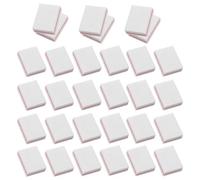 YPYMOD 30 Piezas Pulidor Uñas, Bloque de Lima Para Uñas Taco Pulidor Uñas Doble Cara Grano, Uñas Profesional Lima Pulidora Uñas Lavable para Uñas Gel y Acrílico(Blanco)