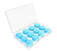YPYMOD 6 Pares Tapones Oidos Ruido Dormir de Silicona, Para Dormir, Nadar, Estudiar, Antironquidos(Azul)