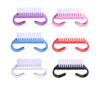 YPYMOD 6 Piezas Cepillo De Uñas, Con Mango De Plástico Cepillo Para Limpieza De Dedos Y Uñas Manicura De Fregado(6 Colores)