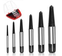 YPYMOD 6 Piezas Extractor de Tornillos Rotos, Extractor de Pernos, Extractor de Pernos con Caja de Almacenamiento, Para Tornillos Rotos o Dañados