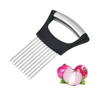 YPYMOD Soporte de Ceboll, Rebanador de Cebolla, Agujas de Cebolla, Adecuado para Cortar Carne, Verduras, Frutas, etc, con 10 Dientes