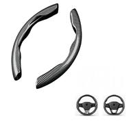 YPZHGS 2 Piezas Funda Volante Coche para Mercedes Actros MP4 Euro 6 2000-2023, Funda Volante Segmentada Fibra de Carbono Autopartes