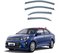 YPZJJBLD 4 Piezas Deflectores de Viento para KIA Pegas MK1-AB 2017+, Deflectores de Aire Ventana Lateral Lluvia Protector Cortavientos Ventanilla