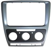 YPZJXQXQ Marco de Radio para Tablero de Coche para Skoda Octavia 2013+,Compatibilidad Universal para reemplazo de Radio, Estructura Reforzada para Uso Estable,A-Manual AC