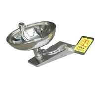 YQCXG Lavaojos de Emergencia de Acero Inoxidable, Sistema de Ducha de Emergencia, estación de Lavado de Ojos y Rostro de Pared (Color: Estilo 2)