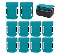 Yqhugbc 10 Pack Soporte de Bateria, Soporte de Bateria Soporte de Almacenamiento de Bateria 18v Bateria de Ion Litio Compatible Makita/Bosch BL1860 BL1850 BL1840 BL1830 BL1820 BL1815N