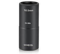 Yqhugbc Llave de Impacto de 18,5 mm, 19,5 mm, Llave Tuercas Ruedas Coche, Doble Cabeza para Llave de Impacto, Juego de Llaves de Vaso de 1/2 Pulgadas, Compatible con sedanes y SUV