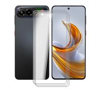YQINHHME 3 Pieza Cristal Templado para ZTE Nubia Air Pro (6.77 "), Protector de Pantalla Antiarañazos, Antihuellas, 9H, HD, Sin Burbujas, para ZTE Nubia Air Pro Película Protectora