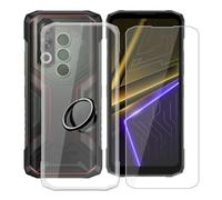 YQINHHME Clear Funda para Doogee Blade20 Plus Cristal Templado
