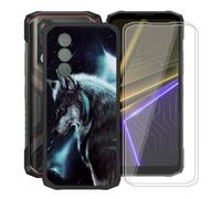 YQINHHME Funda + Cristal Templado para Doogee Blade20 Plus, WMA16