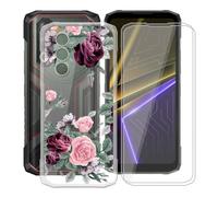 YQINHHME Funda + Cristal Templado para Doogee Blade20 Plus | YQ12