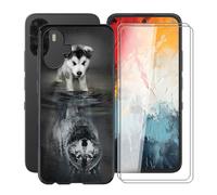 YQINHHME Funda + Cristal Templado para TCL K70 NXTpaper, WMA27