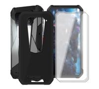 YQINHHME Funda para 8849 Tank 4 Pro (6.73 ") + 3 X Cristal Templado Película, Ultrafina Suave Silicona Antichoque Negro Case Antiarañazos TPU Case Carcasa para 8849 Tank 4 Pro - Negro