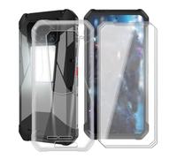 YQINHHME Funda para 8849 Tank 4 Pro (6.73 ") + 3 X Cristal Templado Protector de Pantalla, Antichoque Anti-Arañazos Carcasa Ultrafina Suave TPU Cover Case para 8849 Tank 4 Pro - Clear