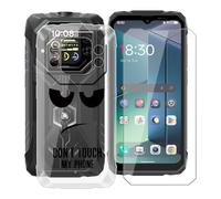 YQINHHME Funda para Blackview Rock 1 (6.56 ") + Protector de Pantalla Cristal Templado, Funda de Silicona Suave Ultrafina Anti-rasguños TPU Carcasa Case para Blackview Rock 1 - DUO5
