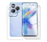 YQINHHME Funda para Blackview Shark 9 (6.67 ") + 2 X Cristal Templado Protector de Pantalla, Antichoque Anti-Arañazos Carcasa Ultrafina Suave TPU Cover Case para Blackview Shark 9 - Transparente