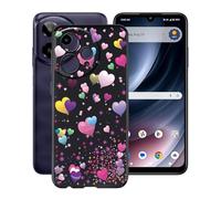 YQINHHME Funda para Cricket Icon Plus 2026 (6.90"), Ultrafina Anti-rasguños X Antichoque Negro Carcasa de Telefono Suave Silicona TPU Caso Case para Cricket Icon Plus 2026 - Globo