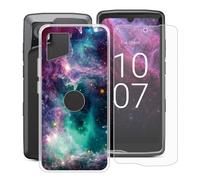 YQINHHME Funda para Crosscall Stellar-M6E (6.1 ") + Protector de Pantalla Cristal Templado, Funda de Silicona Suave Ultrafina Anti-rasguños TPU Carcasa para Crosscall Stellar-M6E - WMA33