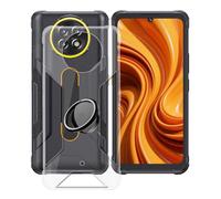 YQINHHME Funda para Cubot Kingkong Ace 5 (6.75 ") con 360° Rotación Anillo Soporte, Ultrafina Transparente Premium Gel Case, TPU Bumper Suave Silicona Protector Carcasa para Cubot Kingkong Ace 5