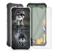 YQINHHME Funda para Cubot Kingkong ES5 (6.88 ") + 2 X Cristal Templado Protector de Pantalla, Antichoque Anti-Arañazos Carcasa Ultrafina Suave TPU Cover Case para Cubot Kingkong ES5 - Vivacidad