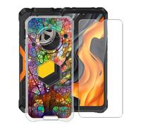 YQINHHME Funda para Cubot Kingkong Power 5 (6.88 ") + Protector de Pantalla Cristal Templado, Funda de Silicona Suave Ultrafina Anti-rasguños Carcasa para Cubot Kingkong Power 5 - WMB74