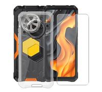 YQINHHME Funda para Cubot Kingkong Power 5 (6.88 ") + Protector de Pantalla Cristal Templado, Funda de Silicona Suave Ultrafina Anti-rasguños Carcasa para Cubot Kingkong Power 5 - Transparente