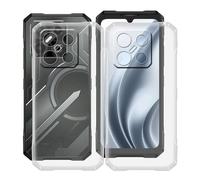 YQINHHME Funda para Doogee Blade GT Pro (6.72 "), 2 Pack Ultrafina Anti-Arañazos TPU Back Case Antichoque Suave Silicona Bumper Carcasa para Doogee Blade GT Pro - Clear + Transparente