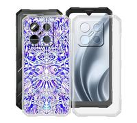 YQINHHME Funda para Doogee Blade GT Pro (6.72 "), 2 Pack Ultrafina Anti-Arañazos TPU Back Case Antichoque Suave Silicona Bumper Carcasa para Doogee Blade GT Pro - Clear + Imagen de Espejo