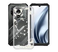 YQINHHME Funda para Doogee Blade GT Pro (6.72 "), Ultrafina Antichoque y Antiarañazos Protector Case Cover Suave Premium Gel TPU Silicona Bumper Carcasa para Doogee Blade GT Pro - Flor Blanca