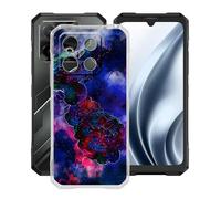 YQINHHME Funda para Doogee Blade GT Pro (6.72 "), Ultrafina Antichoque y Antiarañazos Protector Case Cover Suave Premium Gel TPU Silicona Bumper Carcasa para Doogee Blade GT Pro - Rosa de Niebla