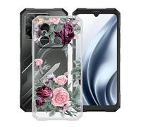 YQINHHME Funda para Doogee Blade GT Pro (6.72 "), Ultrafina Antichoque y Antiarañazos Protector Case Cover Suave Premium Gel TPU Silicona Bumper Carcasa para Doogee Blade GT Pro - Rosa roja