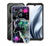YQINHHME Funda para Doogee Blade GT Pro (6.72 "), Ultrafina Antichoque y Antiarañazos Protector Case Cover Suave Premium Gel TPU Silicona Bumper Carcasa para Doogee Blade GT Pro - Bestia Graffiti