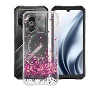 YQINHHME Funda para Doogee Blade GT Pro (6.72 "), Ultrafina Antichoque y Antiarañazos Protector Case Cover Suave Premium Gel TPU Silicona Bumper Carcasa para Doogee Blade GT Pro - Corazón Rojo