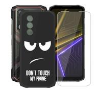YQINHHME Funda para Doogee Blade20 Plus + Cristal Templado, DUO5