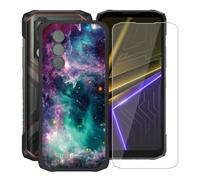 YQINHHME Funda para Doogee Blade20 Plus + Cristal Templado, WMA33