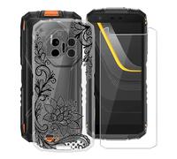YQINHHME Funda para Doogee Fire 3 Pro (5.50 ") + Protector de Pantalla Cristal Templado, Funda de Silicona Suave Ultrafina Anti-rasguños TPU Carcasa Case para Doogee Fire 3 Pro - WM108