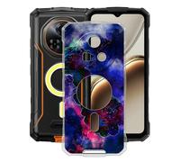 YQINHHME Funda para Doogee Fire 7 Pro (6.56 "), Ultrafina Antichoque y Antiarañazos Protector Case Cover Suave Premium Gel TPU Silicona Bumper Carcasa para Doogee Fire 7 Pro - Rosa de Niebla