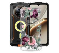 YQINHHME Funda para Doogee Fire 7 Pro (6.56 "), Ultrafina Antichoque y Antiarañazos Protector Case Cover Suave Premium Gel TPU Silicona Bumper Carcasa para Doogee Fire 7 Pro - Rosa roja