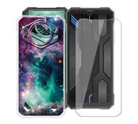 YQINHHME Funda para Doogee S200X VIP (6.72 ") + Protector de Pantalla Cristal Templado, Funda de Silicona Suave Ultrafina Anti-rasguños TPU Carcasa Case para Doogee S200X VIP - WMA33