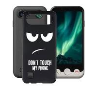 YQINHHME Funda para Doro Aurora A10 (4.50"), Ultrafina Anti-rasguños X Antichoque Negro Carcasa de Telefono Suave Silicona TPU Caso Case para Doro Aurora A10 - DUO5B