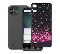 YQINHHME Funda para Doro Aurora A30 (6.10"), Ultrafina Anti-rasguños X Antichoque Negro Carcasa de Telefono Suave Silicona TPU Caso Case para Doro Aurora A30 - Corazón Rojo