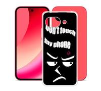 YQINHHME Funda para Google Pixel 10a (6.30 "), Ultrafina Antichoque y Antiarañazos Protector Case Cover Suave Premium Gel TPU Silicona Bumper Carcasa para Google Pixel 10a - No me Toque